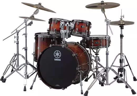 Live Custom Oak 5 Piece Drum Kit - Amber Shadow Sunburst